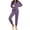 Purple, variant on Fantaslook Womens Pajamas Sets Long Sleeve Top and Pant with Pockets Lounge Wear Set Oufits