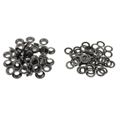 

50Pair Metal Grommets Round Shape Eyelet Grommets for Scrapbooking Card Making Leather