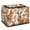 Multicolor 2, variant on ADECORIVY Lamb Sheep Fabric Storage Bin with Lid, Decorative Closet Shelf Organizers, Farmhouse Animal Foldable Basket Box Clothes Storage Bin with Handles