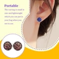 thumbnail image 4 of Minnieouse 1 par de pendientes de tuerca de acero inoxidable para mujer, regalos para novias y esposas, joyería decorativa, fiesta de celebración de Ropa, zapatos y accesorios Miscelánea tipo 5 Minnieouse AP011021-05, 4 of 6