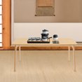 thumbnail image 3 of Log Color Folding Floor Table, Wood Low Coffee Table with Foldable Legs, Portable Coffee Table for Sitting on the Floor, Tatami Tea Tasting Reading & Study Desk for Small Spaces, 31.5×15.75×13.78in, 3 of 23