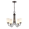 thumbnail image 4 of 9805-RBZ Millennium Lighting Ivey Lake - 5 Light Chandelier-17 Inch Tall and 20 Inch Wide     -Traditional Installation, 4 of 7