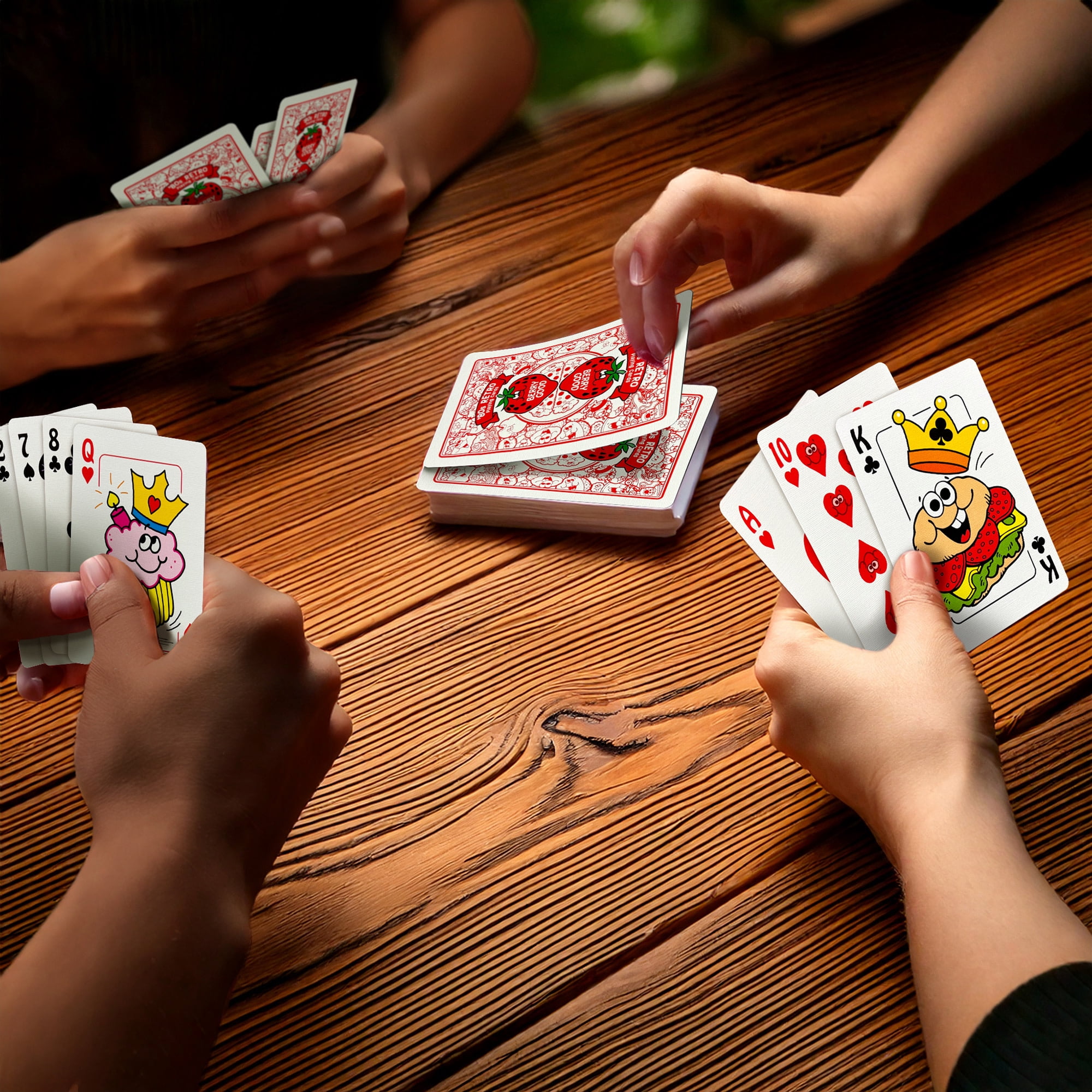 TREND: 80's Retro Playing Cards - Original Stinky Stickers Themed Artwork, Standard Poker-Sized 52 Card Deck For Classic Games, Bonus Collector Card