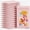 Pink, variant on 100Pcs Holographic Mylar Bags, 4" x 6" Smell Proof Resealable Bags with Clear Window, Reusable Foil Pouch for Small Business and Food Storage (White