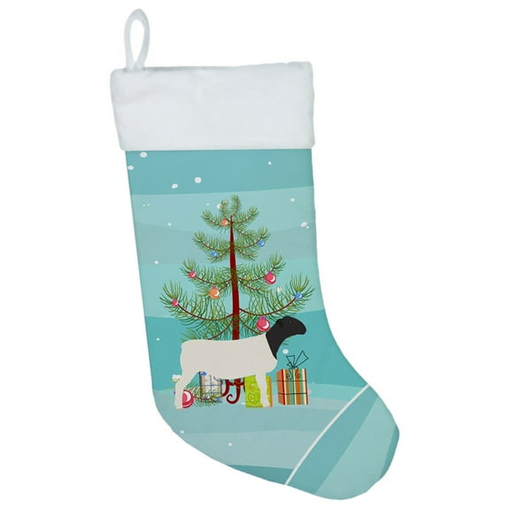 Carolines Treasures BB9345CS Dorper Sheep Christmas Christmas Stocking  Large multicolor