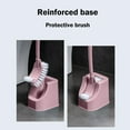 thumbnail image 6 of Toilet Brush with Holder Set,Cleaning Tools with Long Handle,Double-Sided Toilet Brush for Bathroom Toilet,Deep Cleaning Toilet Cleaner Scrubber,Decontamination Tool-Pink, 6 of 6