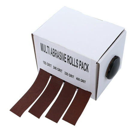 

Sandpaper Drawable Emery Cloth Sanding Belt 4pcs 25mm*6m Grinding Belts Soft Sandpaper Roll For Wood Turners， Automotive