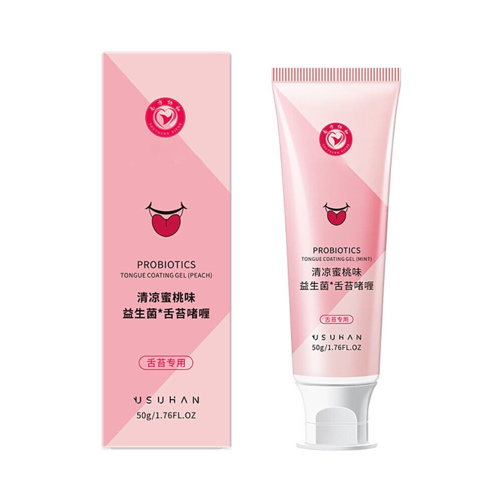 Natural Tongue Cleaning Gel Brush Tounge Crapper Removes Oral Odor