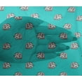 thumbnail image 4 of oneOone Viscose Chiffon Fabric Elephant Block Printed Craft Fabric BTY 42 Inch Wide, 4 of 4