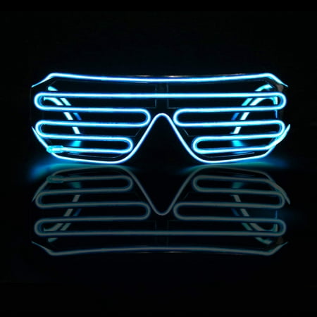 Leuchtbrille Leuchten Cool Brille,LED Partybrille Glühen Auge Brille  Spielzeug Gläser für Holloween,Weihnachten, Nacht Party, Kostüm Konzert  Rave,Nacht Aktivitäte,Bar Disko (D) | Walmart Canada