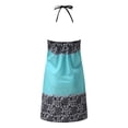 thumbnail image 5 of ICHUANYI Clearance Women's Summer Fashion Printed Sleeveless Suspenders Pullover Dress(Light Blue, L) ICHUANYI WER2023080801871, 5 of 5