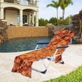 thumbnail image 4 of Beach Chair Cover Pool Chaise Lounge Towel Outdoor Lounger Covers, 4 of 7