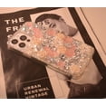 thumbnail image 3 of Compatible with iPhone 13 Pro Max Bling Glitter Case,Luxury Bling Diamond Rhinestone Gemstone 3D Rose Flower Gemstone Soft TPU Back Cover Case for Women Girls with iiPhone 13 Pro Max 6.7", 3 of 5