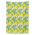 thumbnail image 3 of Ambesonne Kitchen Tablecloth Rectangular Table Cover, Watercolor Murky, 60"x84", Forest Green Yellow, 3 of 4