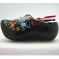 thumbnail image 2 of Oktoberfest Haus Dutch Wooden Shoes Deluxe Black Decorative Clogs for Home Decor, 2 of 4