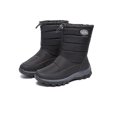 thumbnail image 4 of Bottes de Neige Femme Hiver Plus Velours Chaudes Courtes Bottes Coton Imperméables, 4 of 5