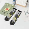 thumbnail image 7 of Fuzoiu Cute Dinosaur Print Adult Socks, Crew Moisture-wicking Socks, Unisex Cushion Crew Socks,Casual Sports Ankle Socks, 7 of 7