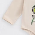 thumbnail image 7 of UngA 3Pcs Newborn Baby Boy Coming Home Outfit Farm New Little Farmer Long Sleeve Romper Tops Pants Set+Hat Fall Winter Clothes (Beige,0-3 Months), 7 of 7