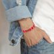 thumbnail image 2 of 1PC Color Cuerda Tejida Pulsera Ajustable Boho Surfer Pulsera para Hombres Mujeres Cuerda Delgada Cuerda Hecha a Mano Playa Pulsera Colorida Pulsera Bohemia, 2 of 4