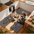 thumbnail image 4 of Findosom 3pcs Washable Kitchen Rug Set,Non-Slip Floral Boho Kitchen Mats Kitchen Runner Rug Floor Carpet for Hardwood Floor,Sink,Entryway,Bathroom,Home Decor,20"x32"+20"x48"+20"x59", 4 of 8