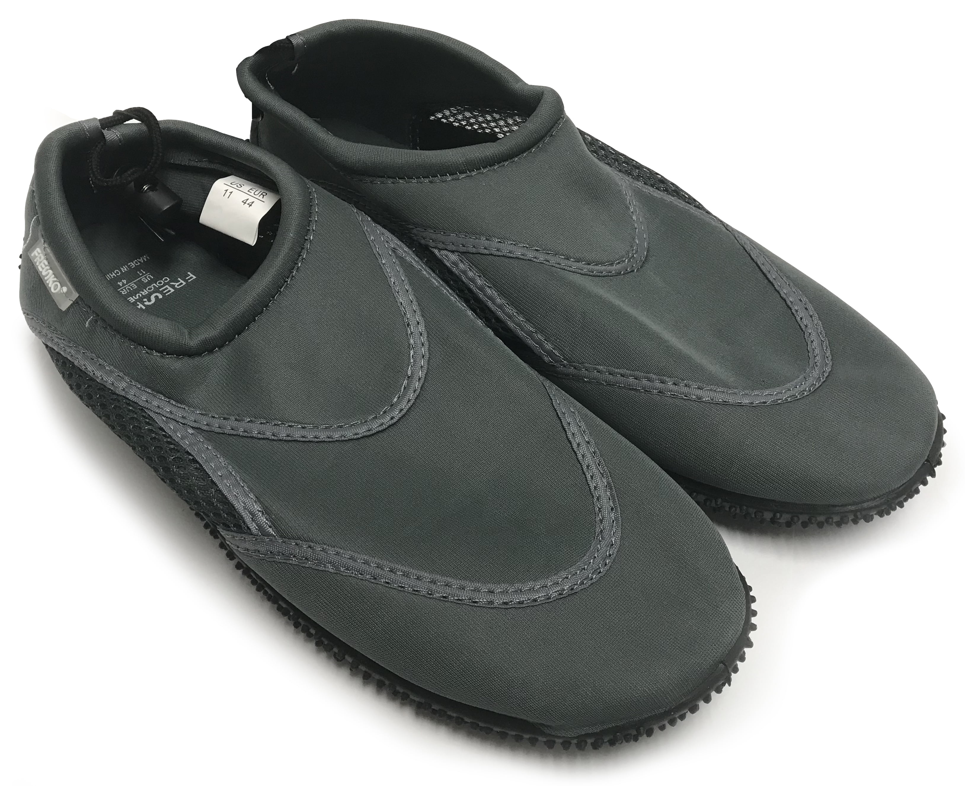 Details about   Men's BLACK Slip On  Water Shoes Beach Pool Aqua size L 11-12 BRAND NEW  NWT 