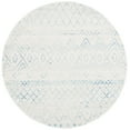 thumbnail image 4 of SAFAVIEH Madison Hannah Geometric Area Rug, Ivory/Aqua, 6'7" x 6'7" Square, 4 of 10