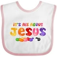 thumbnail image 3 of Inktastic Jelly Bean Jesus Boys or Girls Baby Bib, 3 of 4