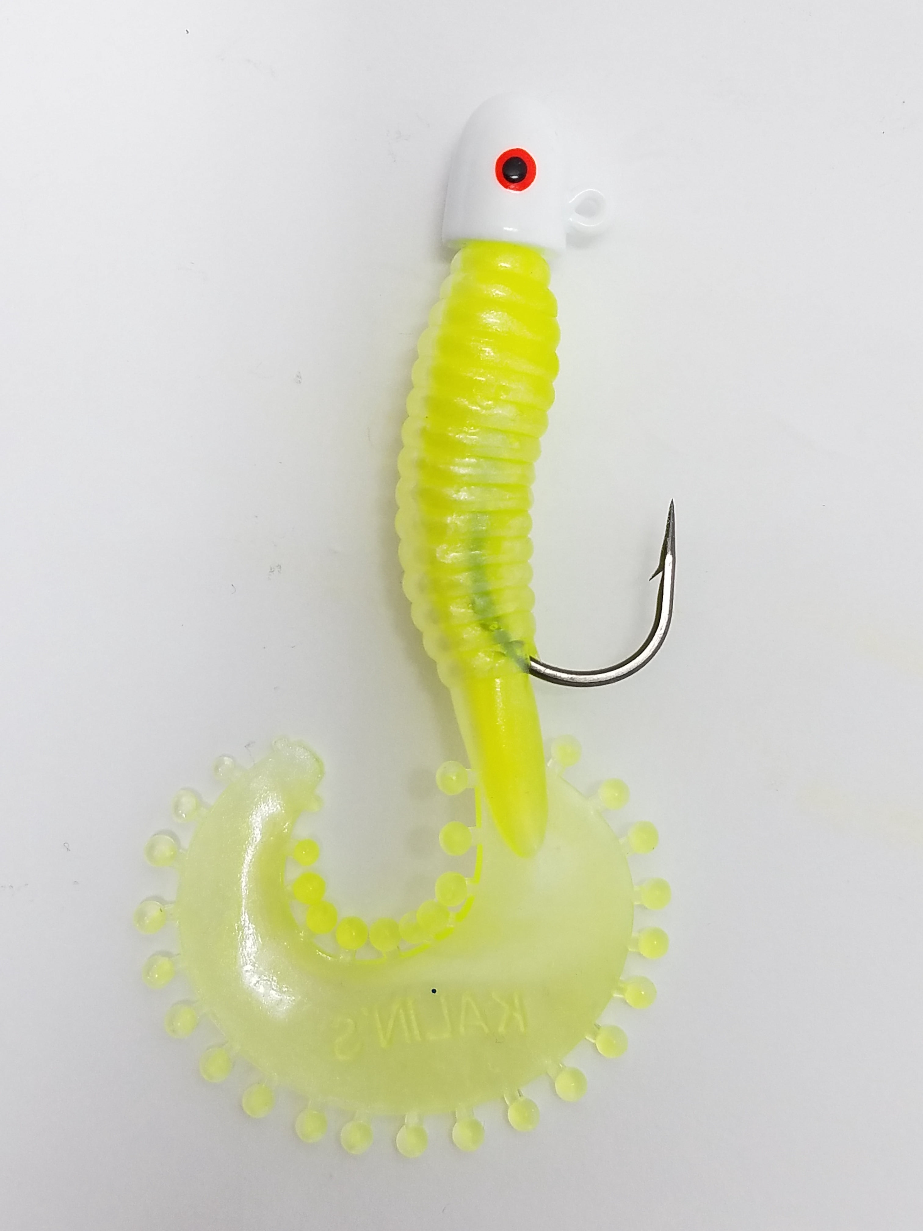 Kalins 1/2 oz. Freshwater Ultimate Fishing Jig, White, Lakes River, 3pk