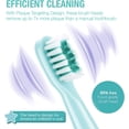thumbnail image 2 of FrostHike Kids Electric Toothbrush Replacement Heads - 7X More Plaque Removal. End-Rounded 3D Curved Soft Bristles. Gentle & Efficient Clean Teeth. Perfect for Kid Small Mouth. Blue (4 Pack), 2 of 5
