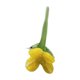 thumbnail image 5 of Mini flor de cristal, flor artificial, decoración coleccionable, decoración decorativa para Amarillo, 5 of 9