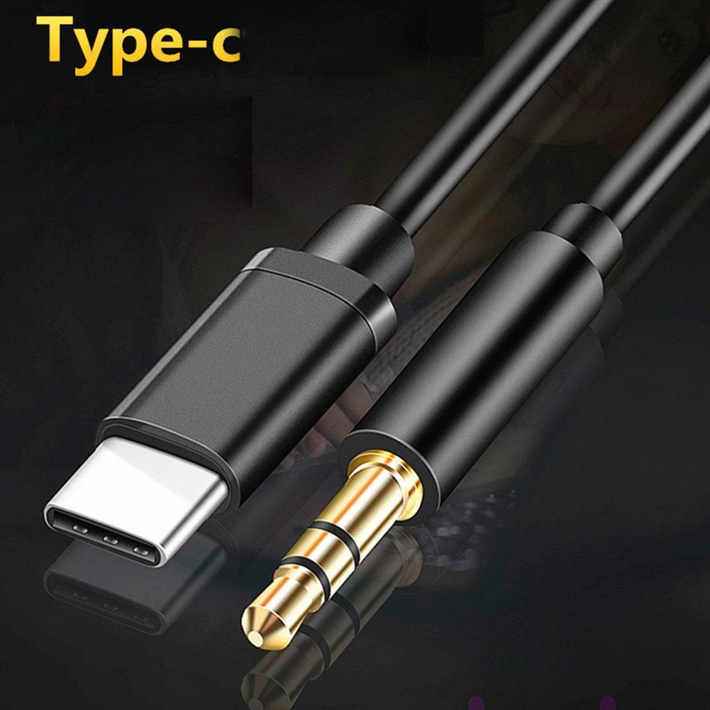 NZRUANE Type-C USB-C to 3.5mm Male Audio Jack AUX Cables Adaptor For ...