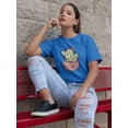 thumbnail image 2 of Cute Cactus Buddy T-Shirt Women -Smartprints Designs, Female Large, 2 of 4