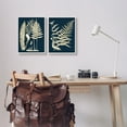 thumbnail image 3 of Stupell Industries Modern Layered Vegetation Natural Botanical Leaves Graphic Art White Framed Art Print Wall Art, Set of 2, Design by Piddix, 3 of 5