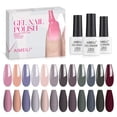 thumbnail image 1 of Set de esmaltes de uñas en gel AIMEILI Soak Off Neutral Colors 8 ml x12, 1 of 9