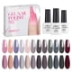 thumbnail image 1 of Set de esmaltes de uñas en gel AIMEILI Soak Off Neutral Colors 8 ml x12, 1 of 9
