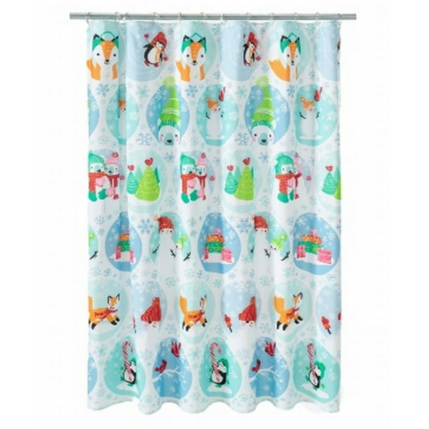 St Nicholas Square Animal, Holiday Shower Curtains At Kohl S