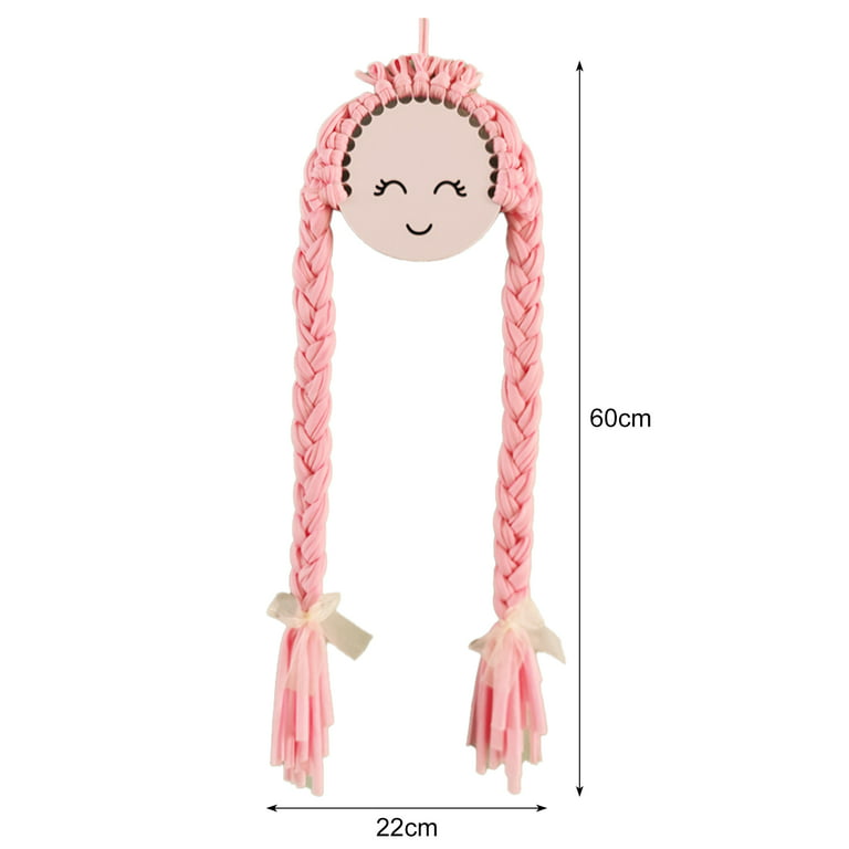 Doll Head Model with Table Clamp Multi Purpose Cartoon for Braiding Hair  Kids