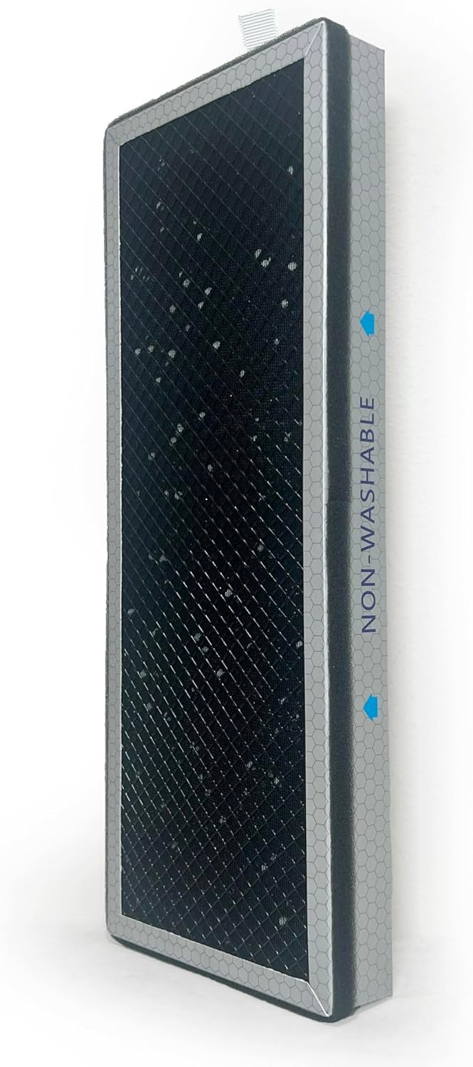 Nispira 4-in-1 True HEPA Filter Replacement Activated Carbon Compatible with Membrane Solutions MS18 Air Purifier Tower 2 Pack