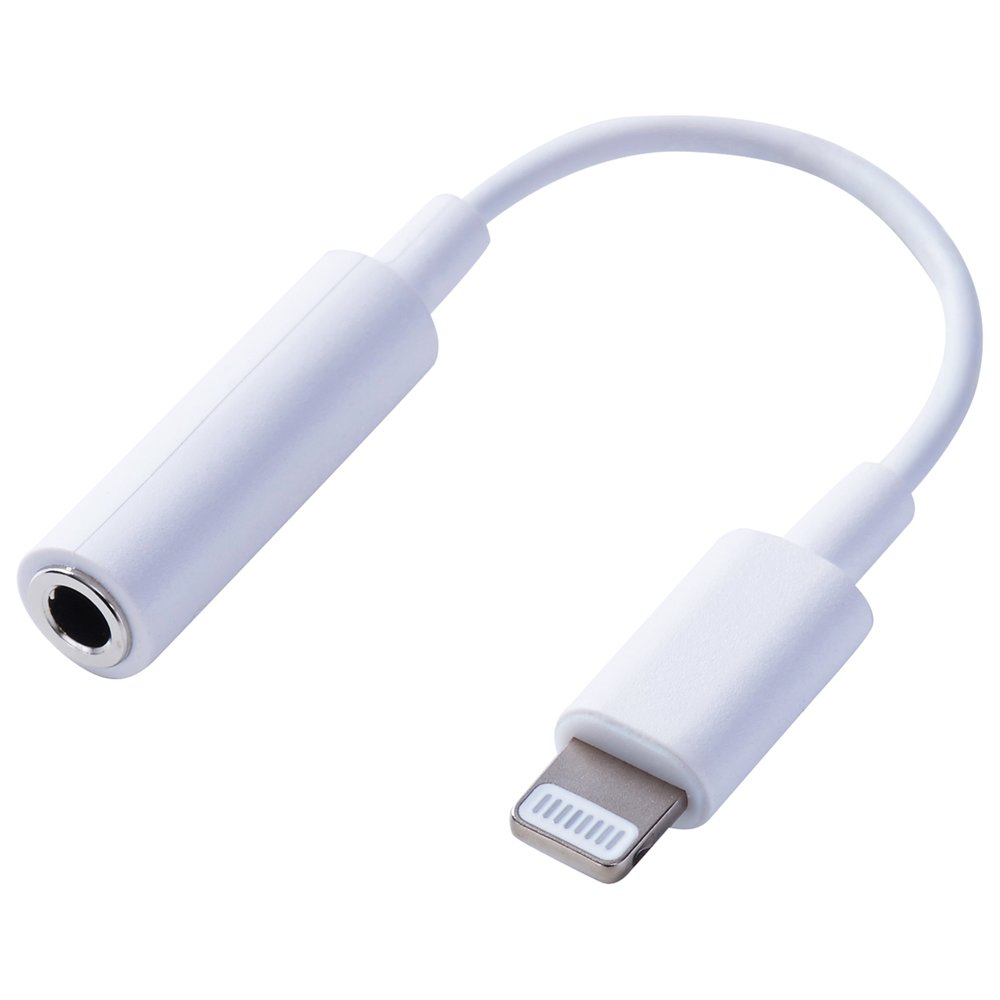 onn. Lightning to 3.5mm Jack Headphone Adapter