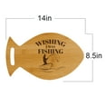 thumbnail image 6 of Designs ByLITA Wishing I Was Fishing 14 x 8.5" Fish Shape Cutting Board | Kitchen Chopping Board, 6 of 6
