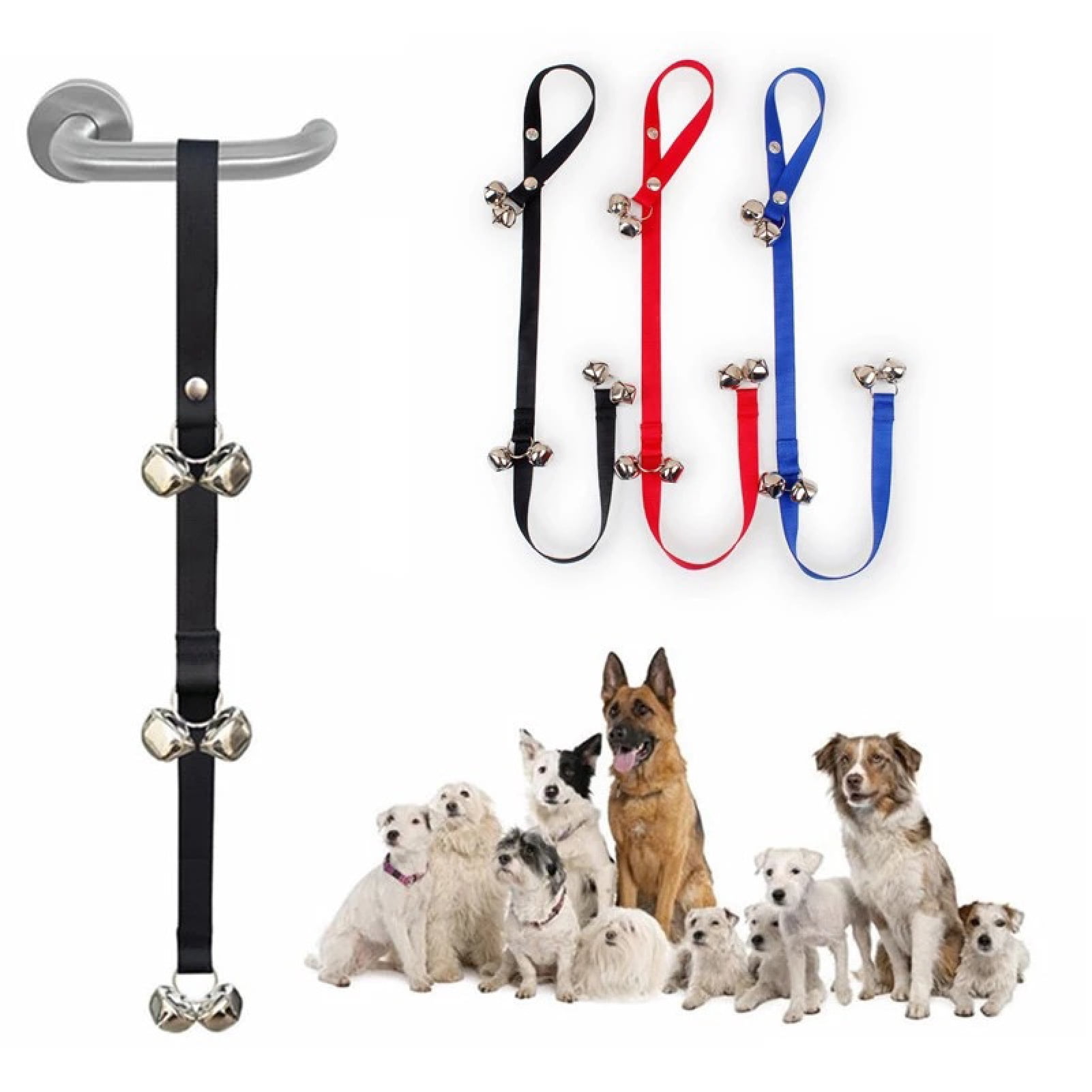 XM Culture Dog Doorbell Potty Training Tool Adjustable Rope with 6