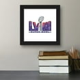 thumbnail image 5 of Gallery Pops NFL Super Bowl LVIII - Logo Wall Art, Black Framed Version, 12" x 12", 5 of 5
