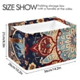 thumbnail image 4 of Pattern Mandala Retro Storage Bins Baskets With Handles Storage Box Clothes Organizer Organization Toys, 4 of 7