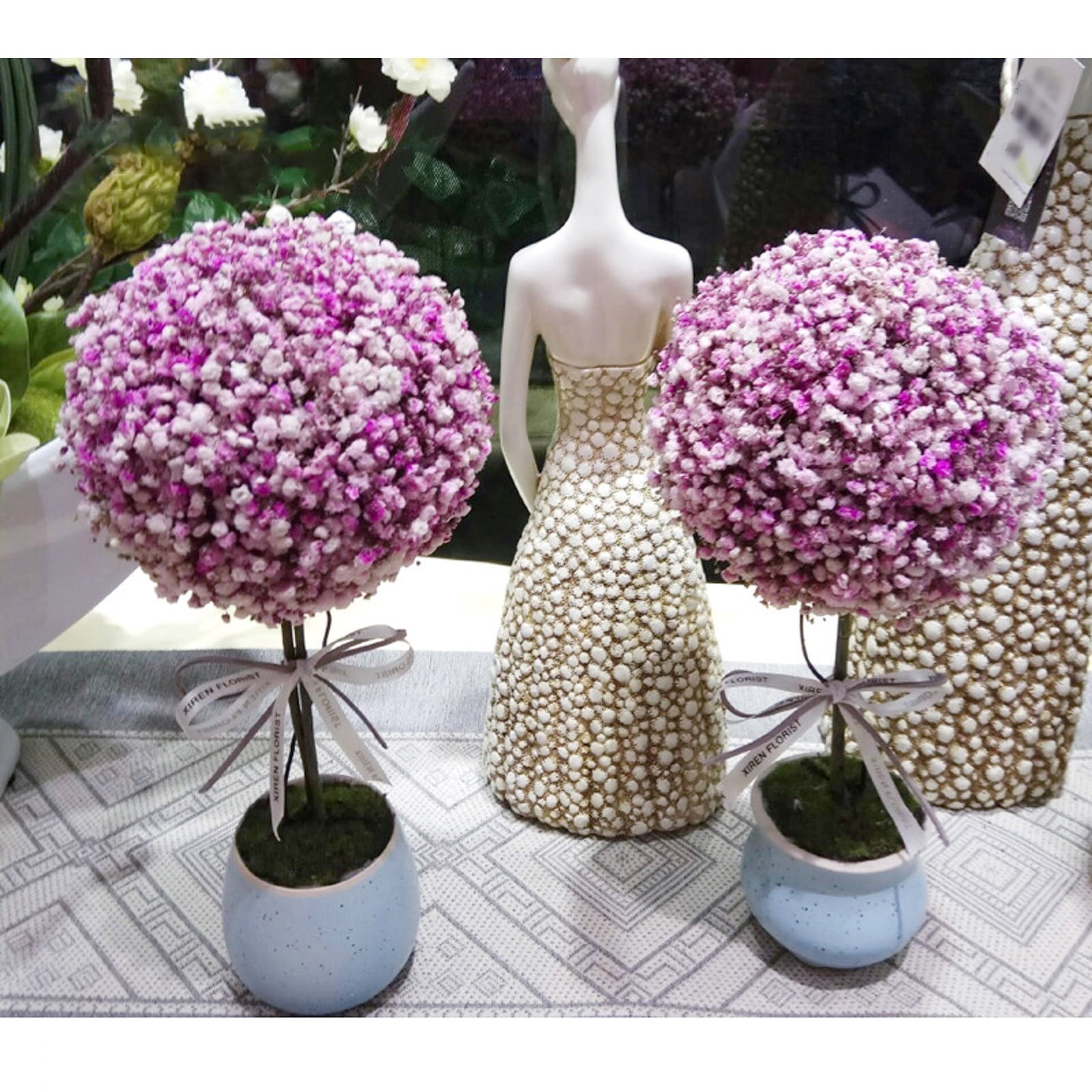 6 Pack Round Floral Foam for Flower Arrangements, Green Wet and Dry Flower Foam Blocks for Fresh and Artificial Flowers, Florist Supplies for Wedding Party and Home Decor