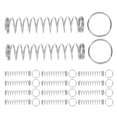 thumbnail image 1 of FESTFENDS 20Pack Easy Trick Toy Silver Stainless Steel Close Up Classical Spring Puzzle For Kids Party, 1 of 8