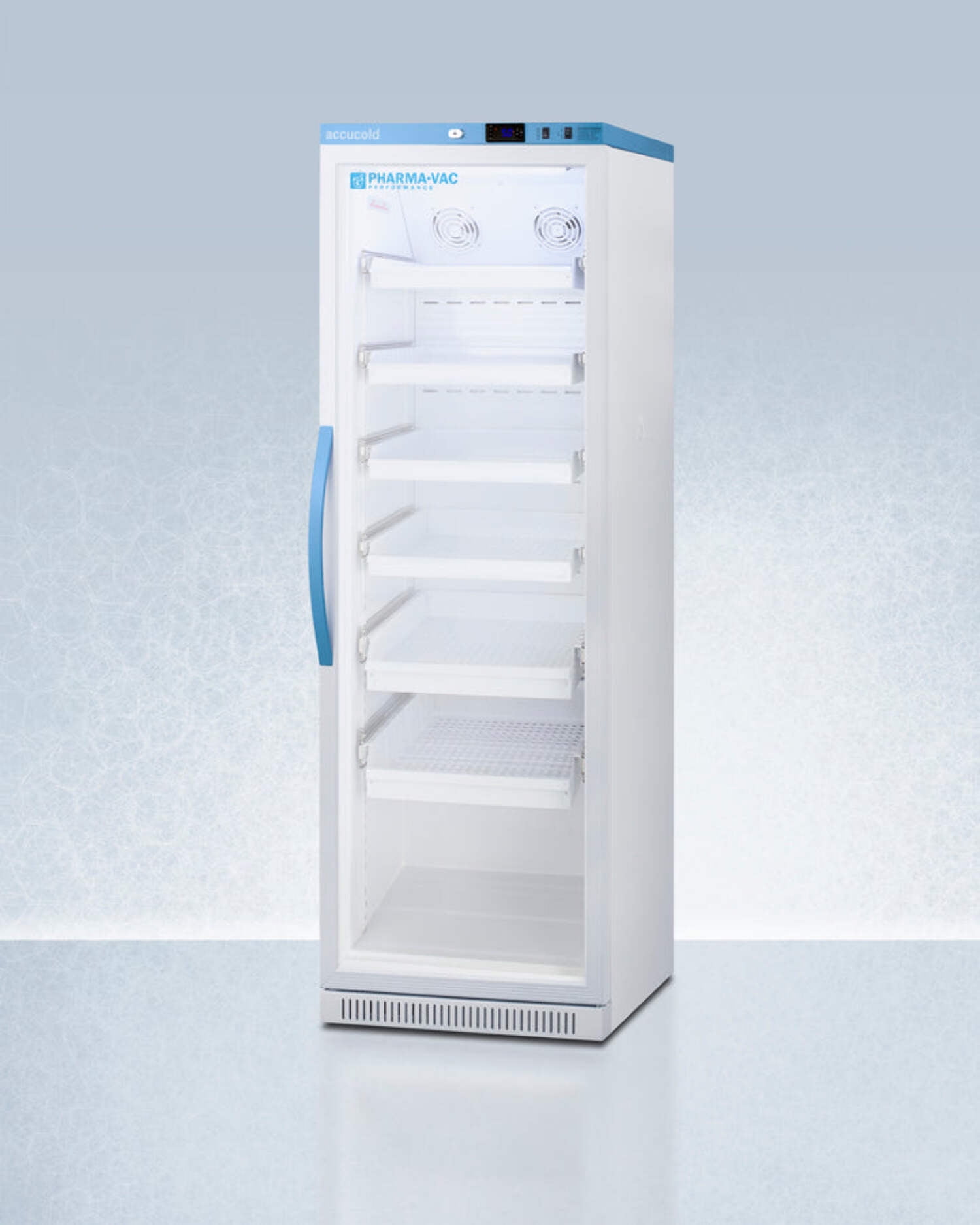 Accucold ARG15PVDR 15 Cu.Ft. Upright Vaccine Refrigerator w/ Removable Drawers, Glass Door, 2-8°C