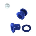 thumbnail image 2 of Acrylic Screw Fit Ear Plugs 8 Gauge to 00 Gauge -Choose Your Color- 1 Pair, 2 of 8