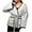 White, variant on Womens Fall Cropped Cardigan Jacket Soft Long Sleeve Open Front Tweed Coat with Pockets Fall Fashion Winter Outwear with Belt