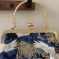thumbnail image 7 of Jiibva Crane Pattern Clutch with Chain Chinese Style Crossbody Bag Women's Evening Bag for Wedding Banquet Party Prom Events, 7 of 7