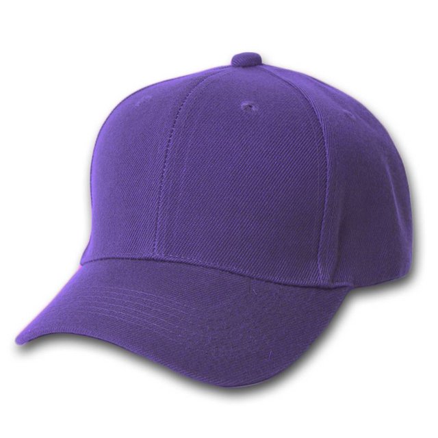 Casquette de Baseball Ajustable Courbe, Violet